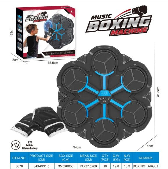 Smart Boxing Target Machine 🥊✨ | Interactive Punch Reflex Trainer for Stress Relief & Cardio Fitness