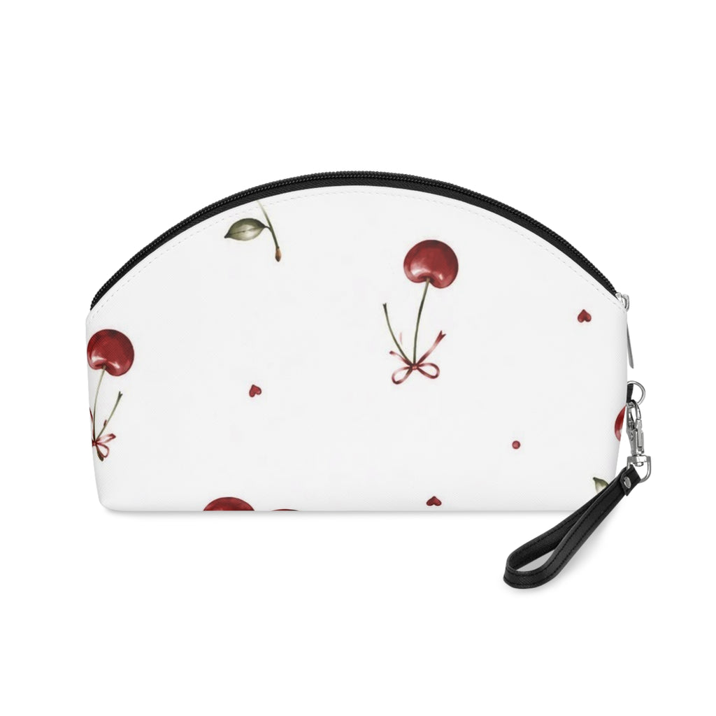 Cherry Coquette Makeup Bag 💋 | Cute Girly Travel Cosmetic Bag