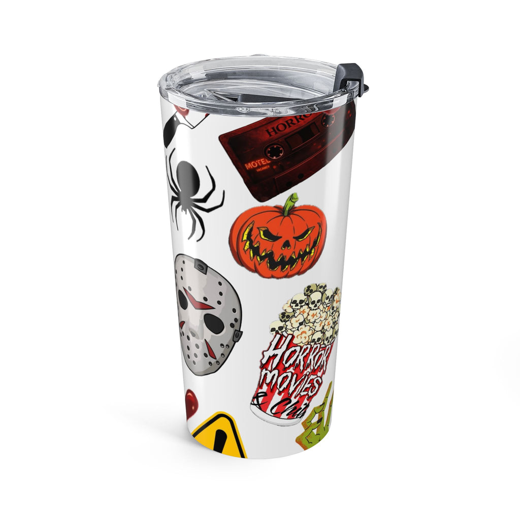 Slashers Halloween Tumbler 20oz 🔪🎃 | Creepy Cute Horror-Inspired Insulated Cup