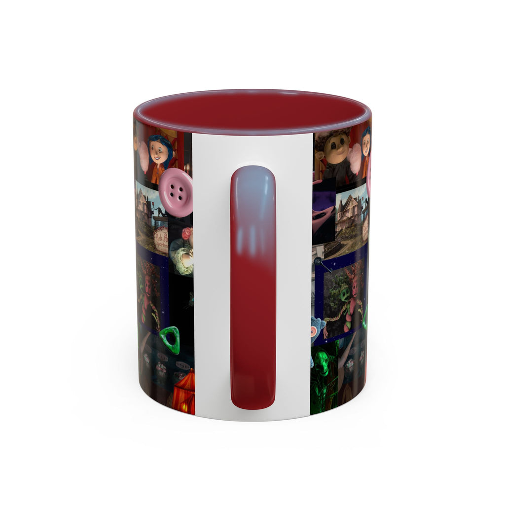 Coraline Collage Coffee Mug | Spooky Aesthetic Ceramic Mug 11oz & 15oz