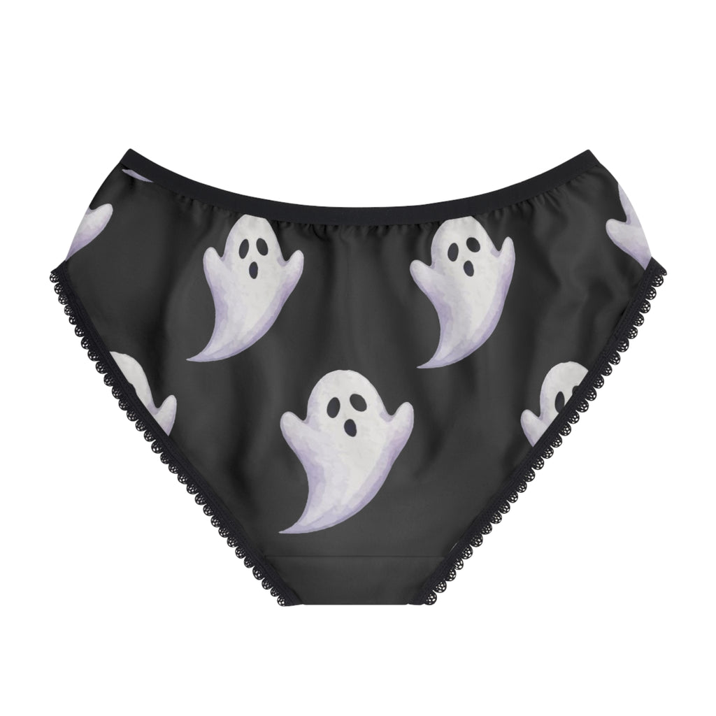 Cute Ghost Briefs 🎃👻 | Spooky Halloween Underwear for Women