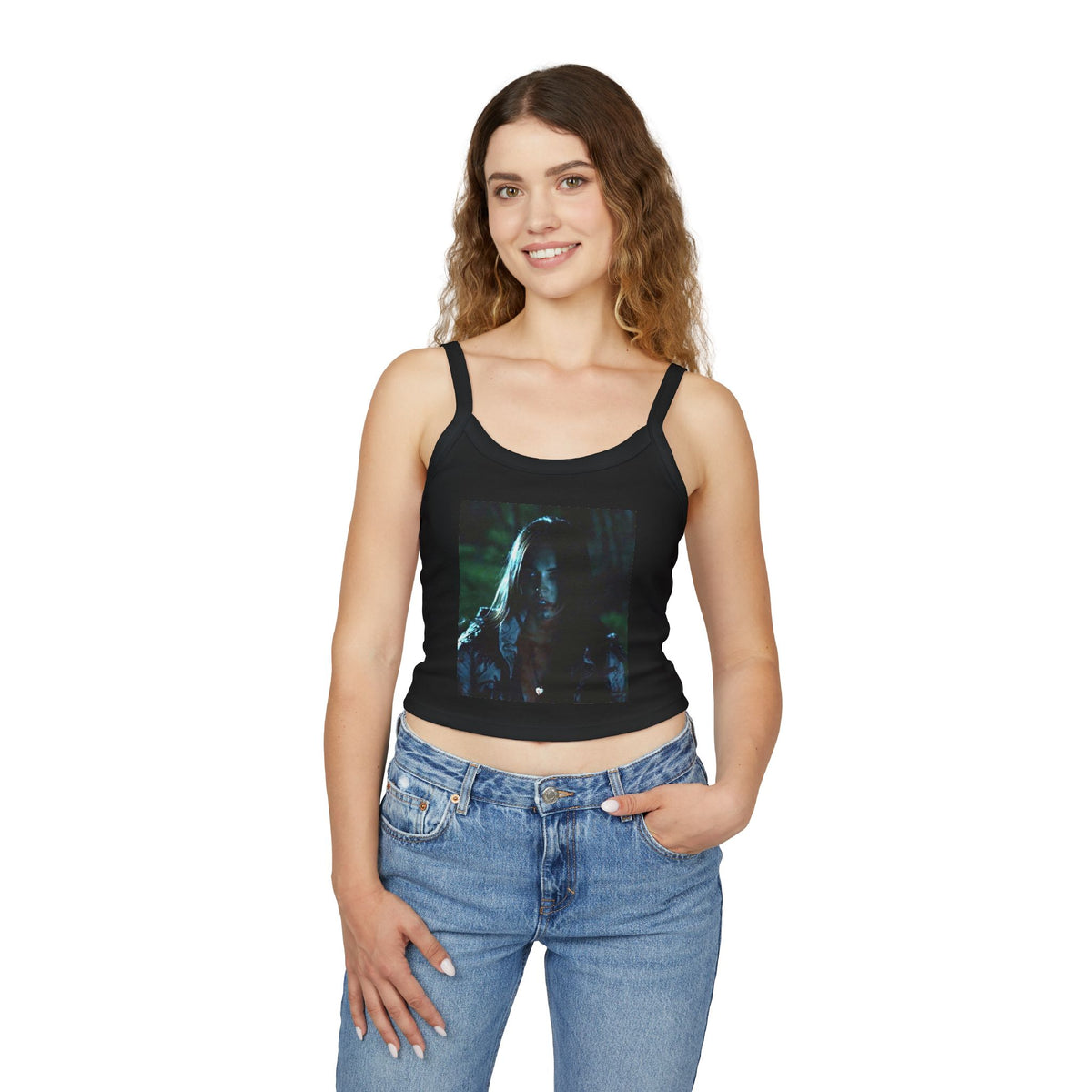 Jennifer's Body Cami Shirt 🖤 | Iconic Horror Movie Crop Top Spaghetti Strap Tee