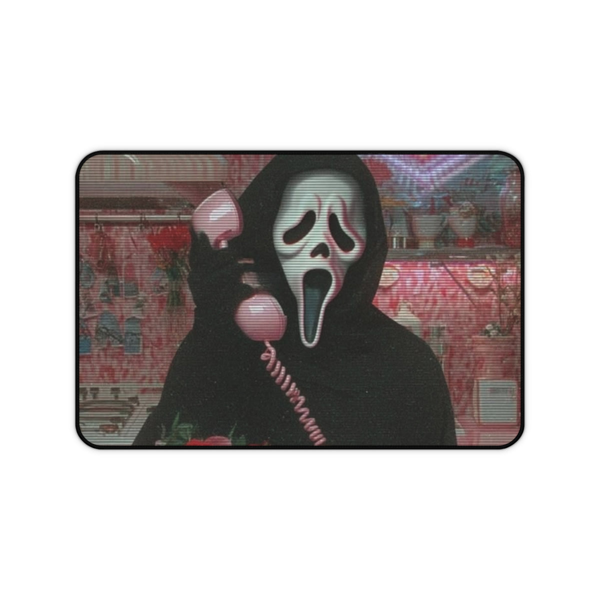 Scream Horror Desk Mat 🔪 | Neoprene Anti-Slip Gaming & Office Mouse Pad