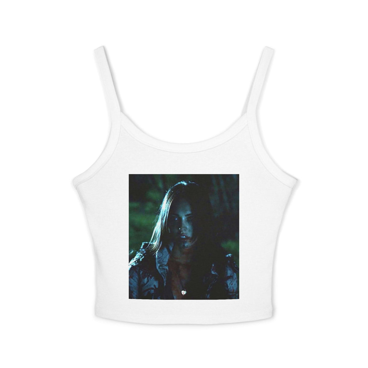 Jennifer's Body Cami Shirt 🖤 | Iconic Horror Movie Crop Top Spaghetti Strap Tee