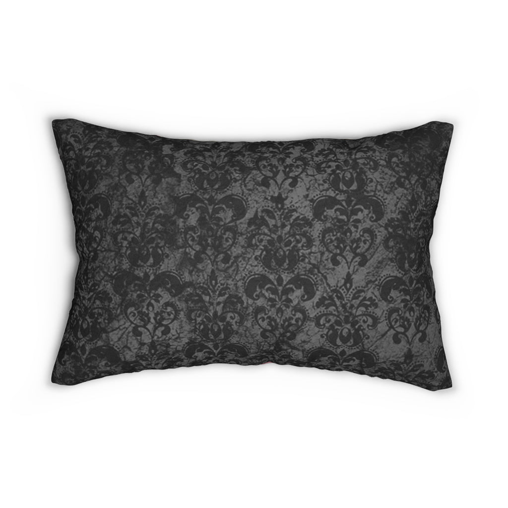 Spooky Horror Movie Collage Lumbar Pillow 🔪 | Halloween Bedroom & Couch Decor