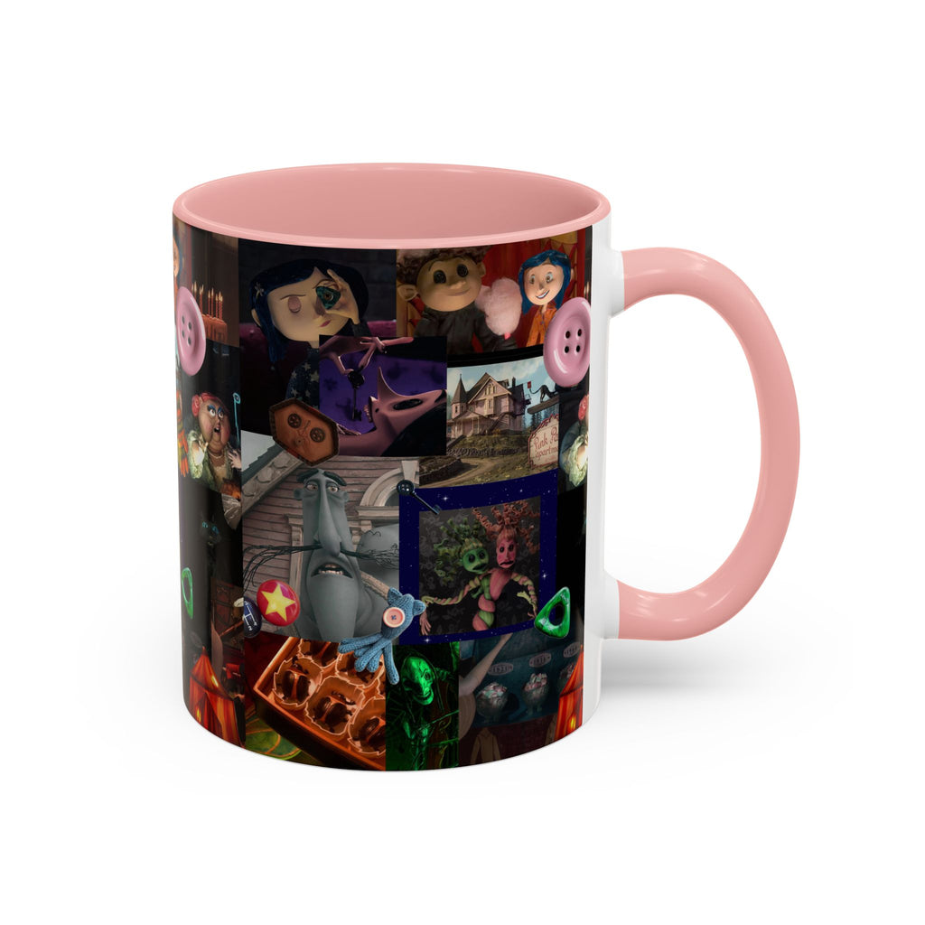 Coraline Collage Coffee Mug | Spooky Aesthetic Ceramic Mug 11oz & 15oz