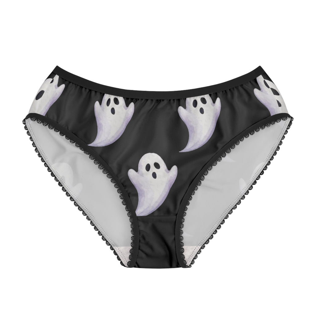Cute Ghost Briefs 🎃👻 | Spooky Halloween Underwear for Women