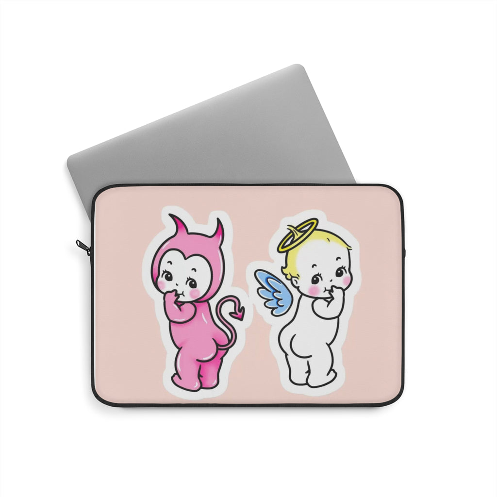 Naughty or Nice Laptop Sleeve | Cute Holiday Laptop Cover