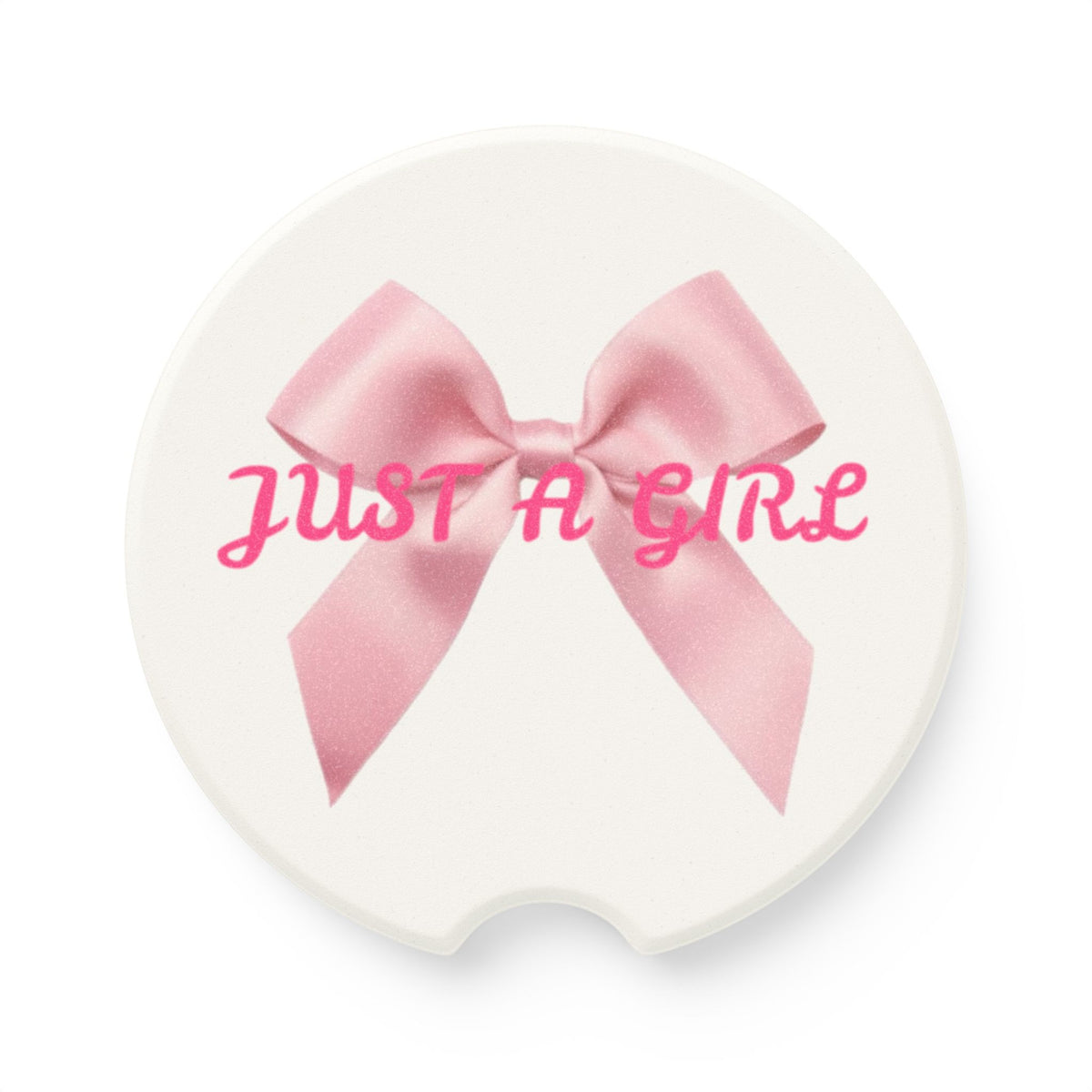 Just a girl Car Coaster