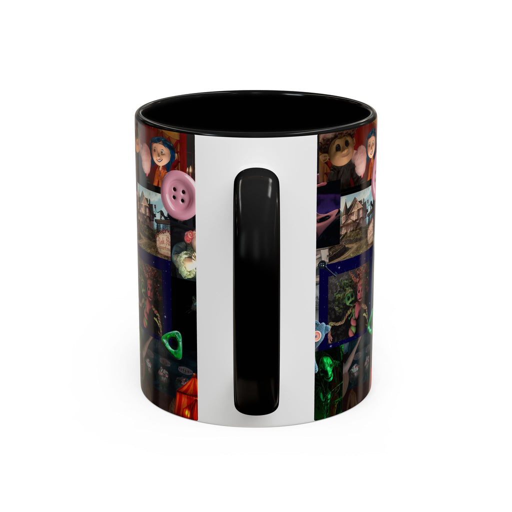 Coraline Collage Coffee Mug | Spooky Aesthetic Ceramic Mug 11oz & 15oz