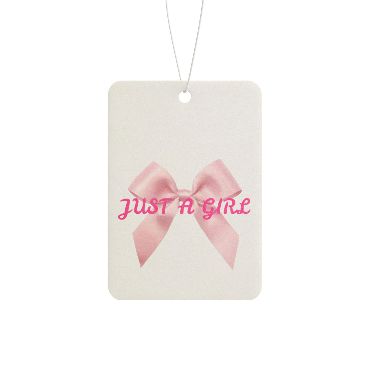 Just A Girl Car Air Freshener 🎀 | Cute Girly Car Accessory