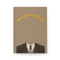 Man With a Plan Vintage Suit Graphic Journal | Bold Retro Hardcover Notebook