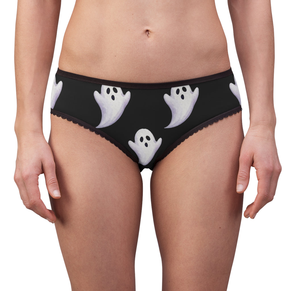 Cute Ghost Briefs 🎃👻 | Spooky Halloween Underwear for Women