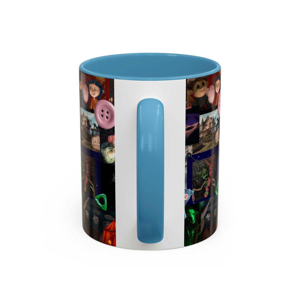 Coraline Collage Coffee Mug | Spooky Aesthetic Ceramic Mug 11oz & 15oz