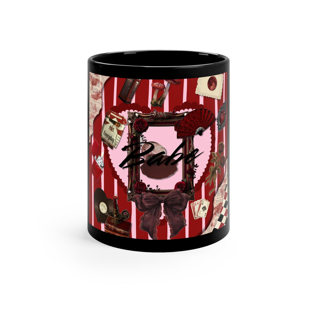 Babe Vintage Coffee Mug 💋 | Cute Coquette Glam Ceramic Mug 11oz