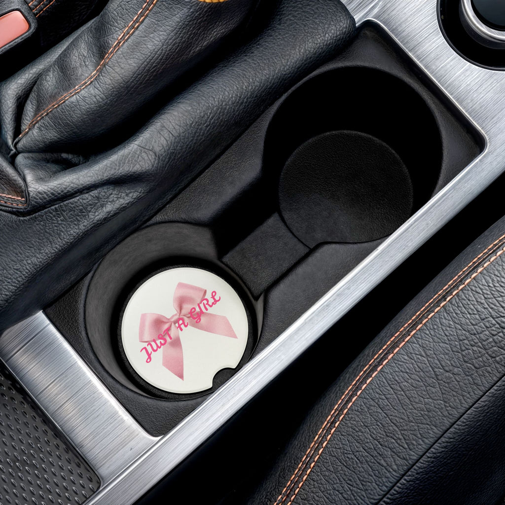 Just a girl Car Coaster
