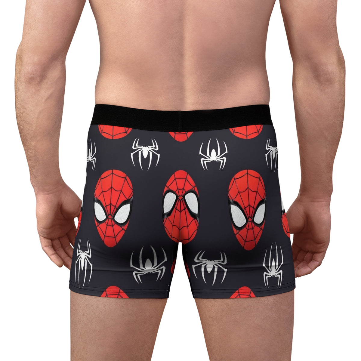 Spider-Man Men's Boxer Briefs 🕷️ | Superhero All-Over Print Underwear