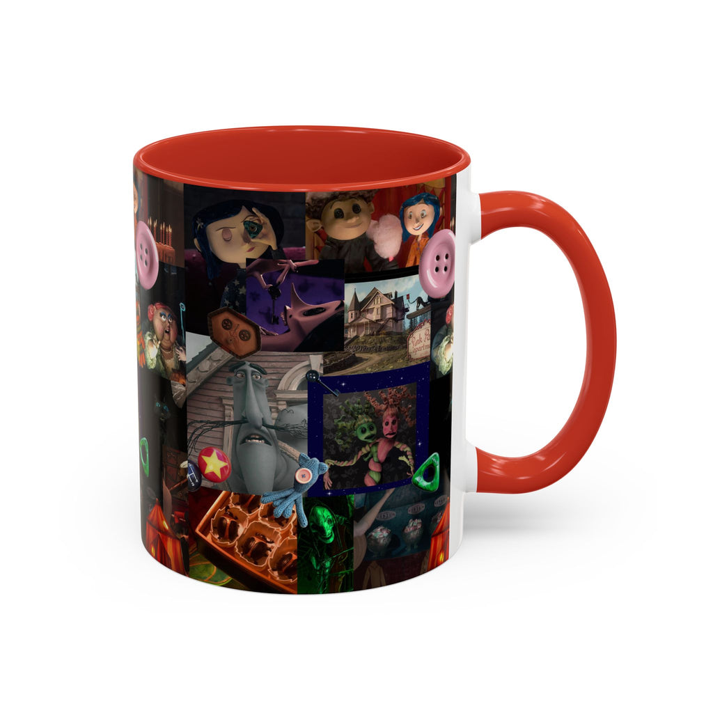 Coraline Collage Coffee Mug | Spooky Aesthetic Ceramic Mug 11oz & 15oz