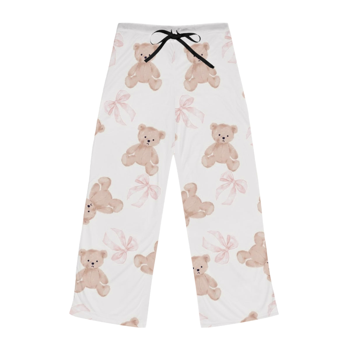 Sweet Teddy Dreams Pajama Pants 🦸🎀 | Cozy Bow Lounge Pants for Women