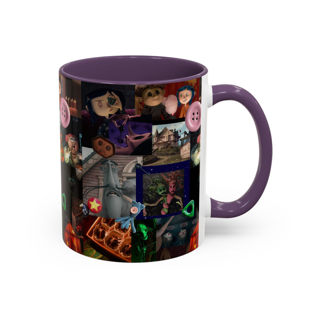 Coraline Collage Coffee Mug | Spooky Aesthetic Ceramic Mug 11oz & 15oz