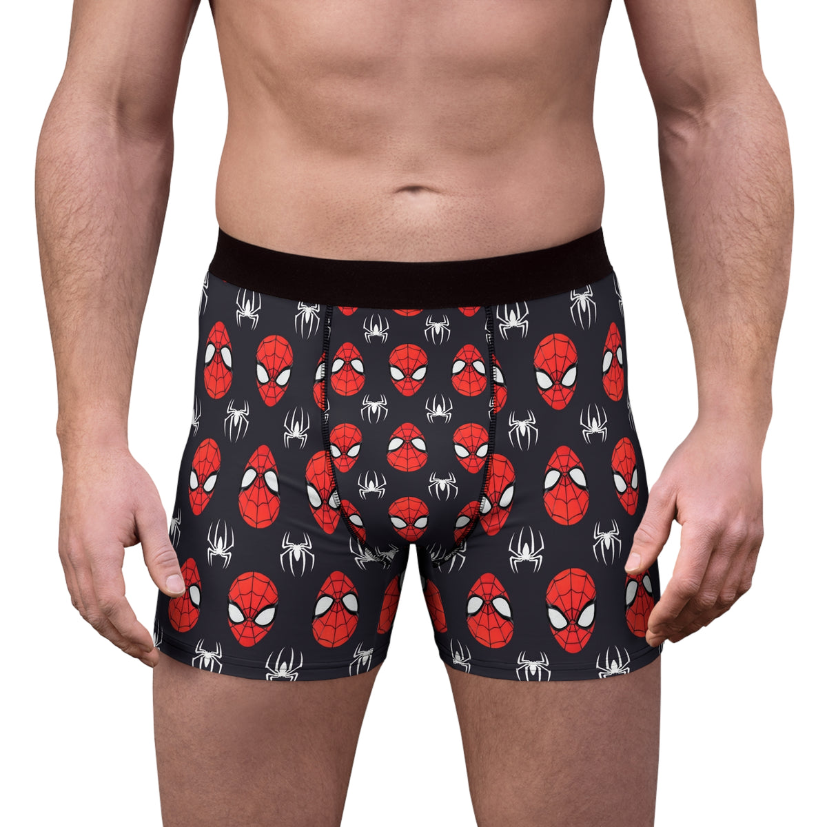 Spider-Man Men's Boxer Briefs 🕷️ | Superhero All-Over Print Underwear