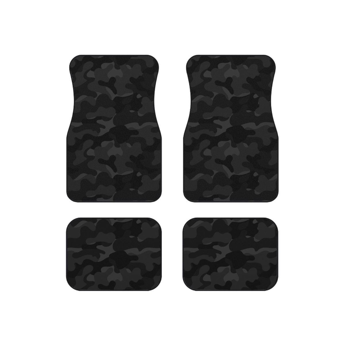Grey & Black Camo Car Mats Set of 4 🖤 | Streetwear-Inspired Custom Auto Floor Mats