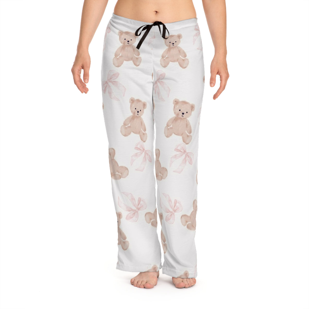 Sweet Teddy Dreams Pajama Pants 🦸🎀 | Cozy Bow Lounge Pants for Women