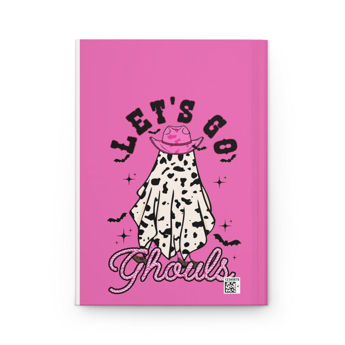 Spooky Girly Ghost Journal 🎀 | Cute Halloween Hardcover Lined Notebook