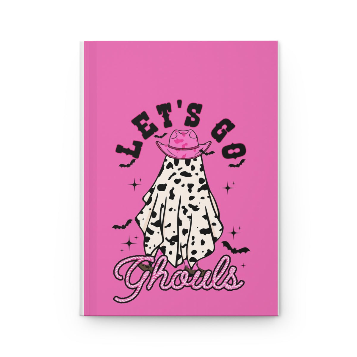 Spooky Girly Ghost Journal 🎀 | Cute Halloween Hardcover Lined Notebook
