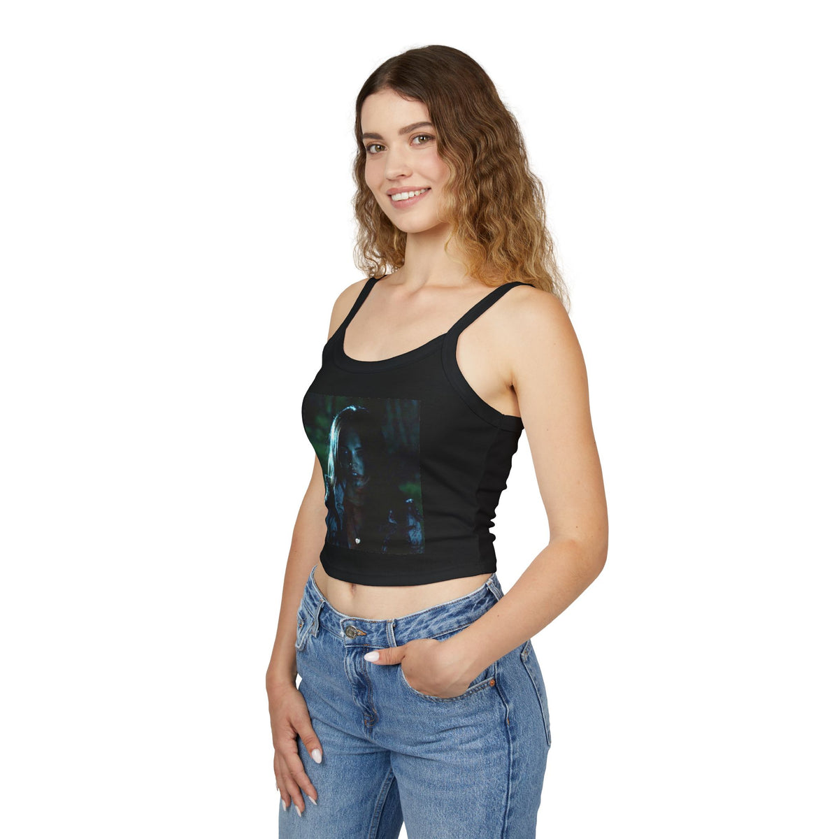 Jennifer's Body Cami Shirt 🖤 | Iconic Horror Movie Crop Top Spaghetti Strap Tee