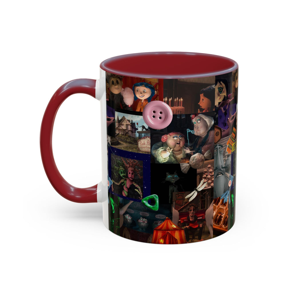 Coraline Collage Coffee Mug | Spooky Aesthetic Ceramic Mug 11oz & 15oz