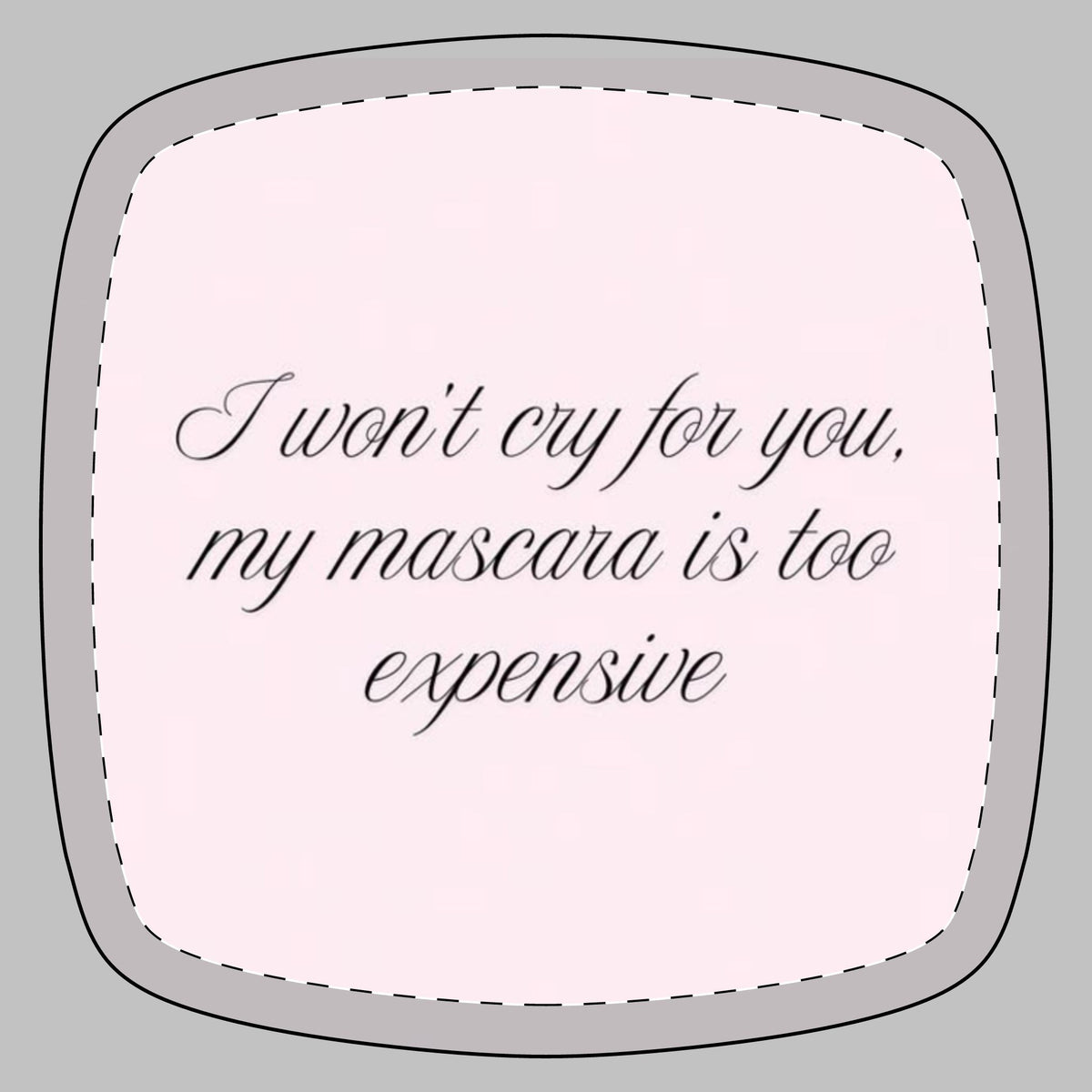 Glamour Magic Compact Mirror 🪞 | Cute Girly Pocket Mirror with Magnifying Glass