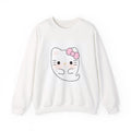 Hello Kitty Ghost Crewneck Sweatshirt | Cute Unisex Halloween Pullover