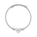 RIP 20s Engravable Heart Cuff Bracelet | Tarnish-Resistant Stainless Steel