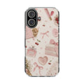 Coquette Cherry & Bow iPhone Case 🎀🍒 | Soft Feminine Aesthetic Clear Phone Cover
