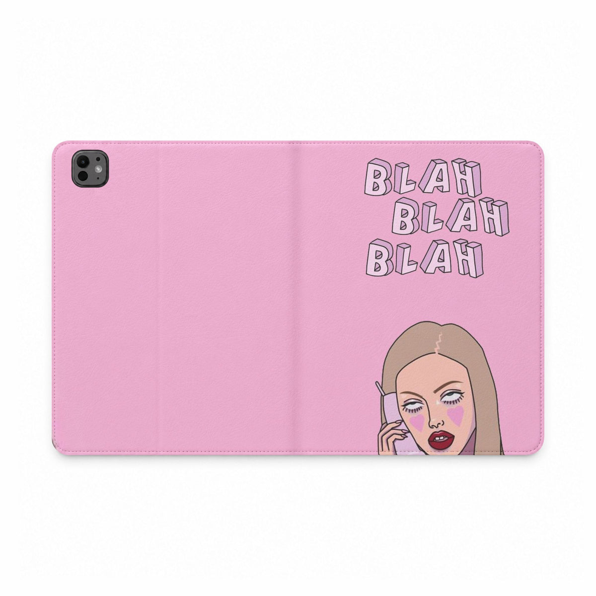 Mean Girls Inspired 'Blah Blah Blah' Tablet Folio Case 💅💕 | Cute Pink iPad Cover
