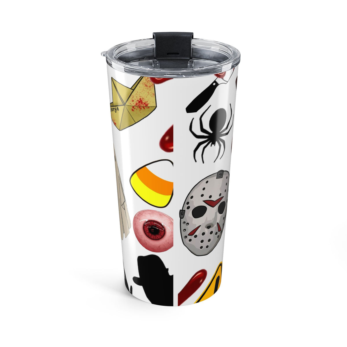 Slashers Halloween Tumbler 20oz 🔪🎃 | Creepy Cute Horror-Inspired Insulated Cup