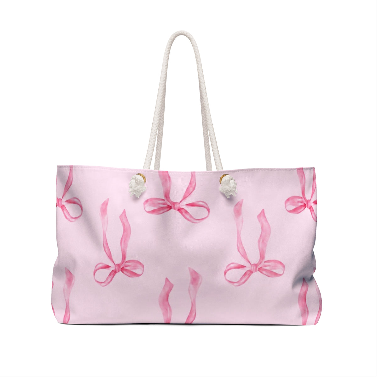 Bow Multi-Purpose Weekender Tote Bag 🎀 | Cute Oversized Beach & Travel Bag