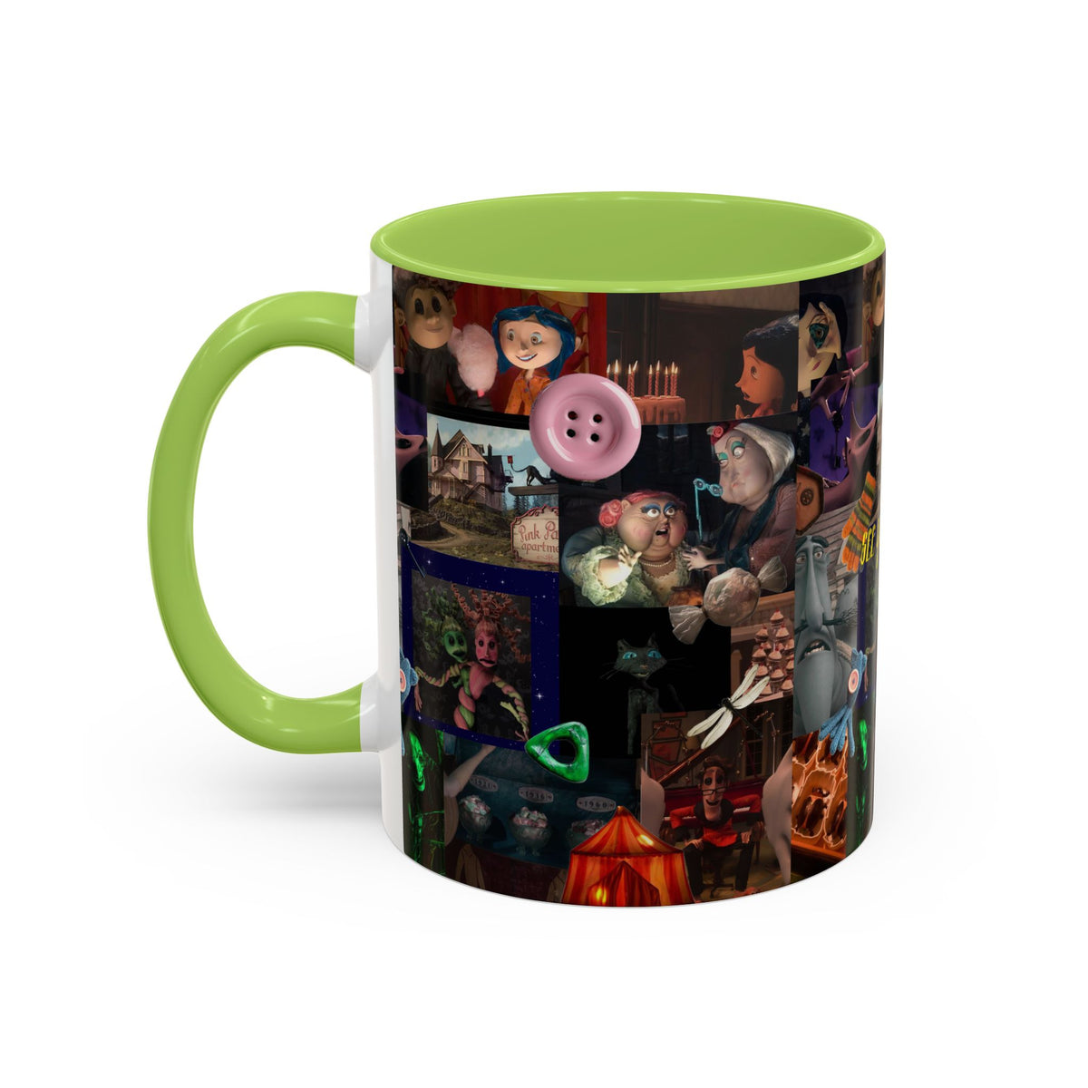 Coraline Collage Coffee Mug | Spooky Aesthetic Ceramic Mug 11oz & 15oz