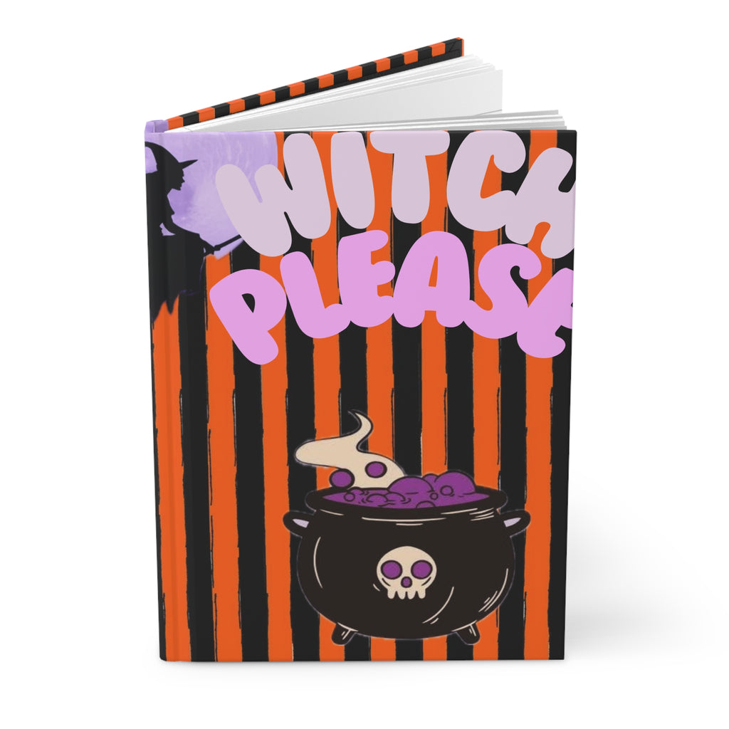 Witch Please Fall Journal 🎃 | Spooky Cute Halloween Hardcover Lined Notebook