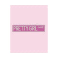 Pretty Girl Ave Poster | Aesthetic Wall Art Print 300gsm Satin