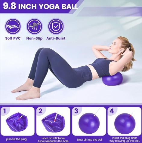 13-Piece Yoga & Pilates Set 🧘‍♀️✨ | Complete Home Fitness Kit with Mat, Blocks, Bands & More