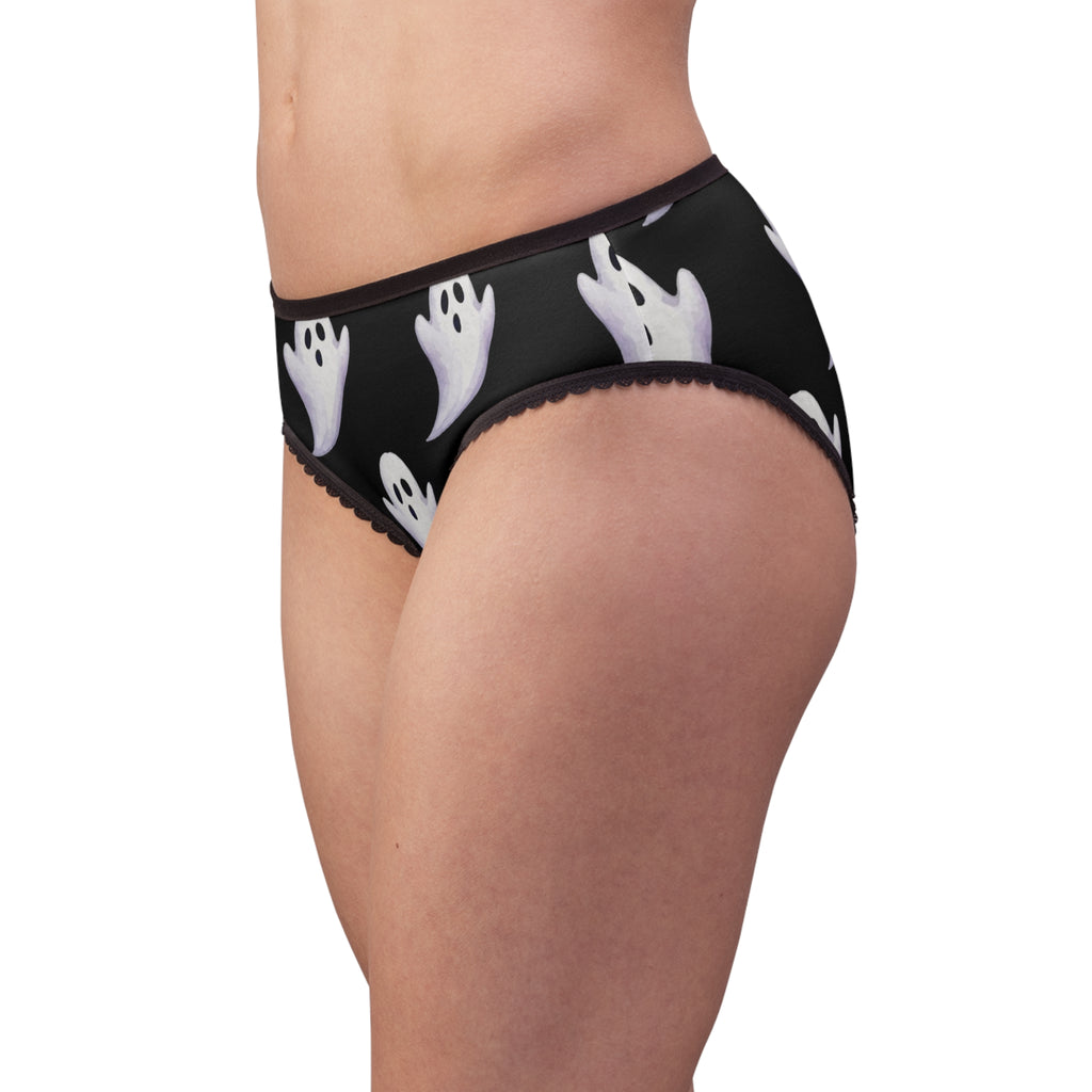 Cute Ghost Briefs 🎃👻 | Spooky Halloween Underwear for Women