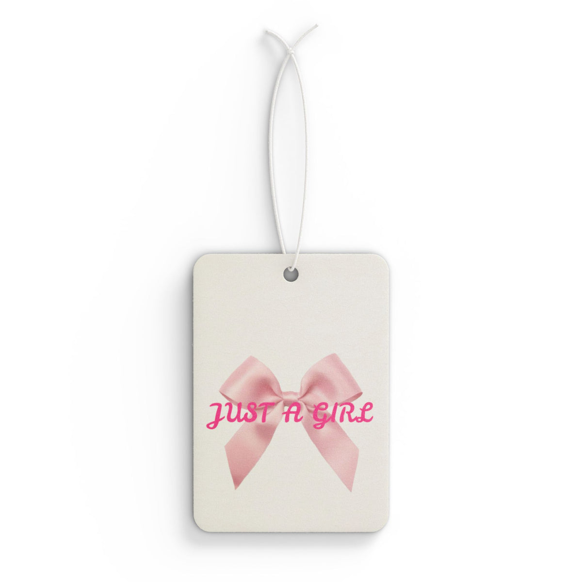 Just A Girl Car Air Freshener 🎀 | Cute Girly Car Accessory