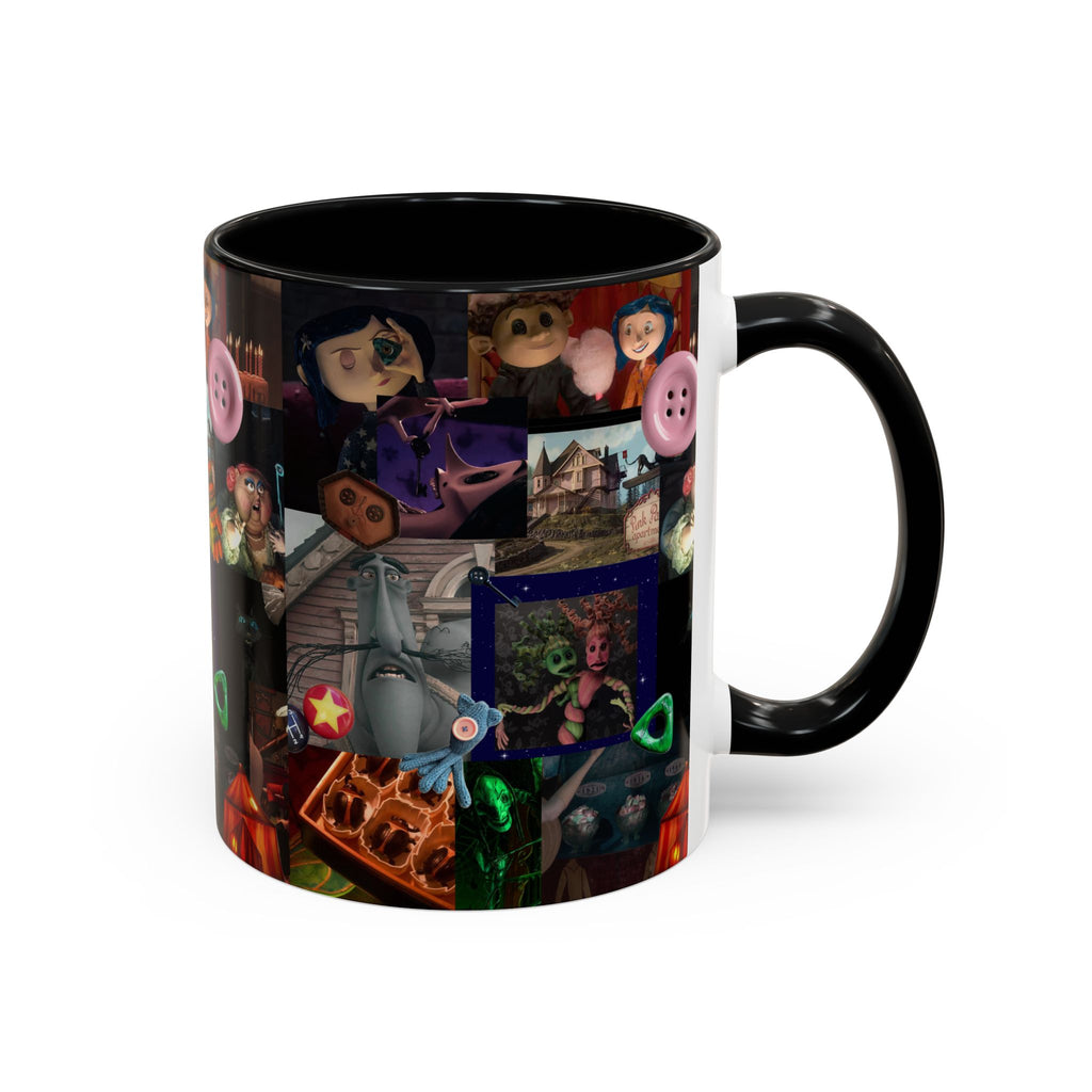 Coraline Collage Coffee Mug | Spooky Aesthetic Ceramic Mug 11oz & 15oz