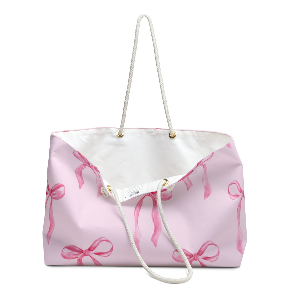 Bow Multi-Purpose Weekender Tote Bag 🎀 | Cute Oversized Beach & Travel Bag