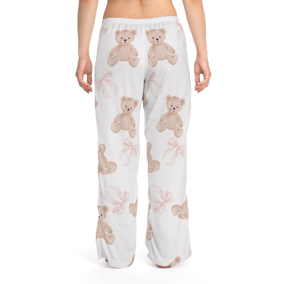 Sweet Teddy Dreams Pajama Pants 🦸🎀 | Cozy Bow Lounge Pants for Women
