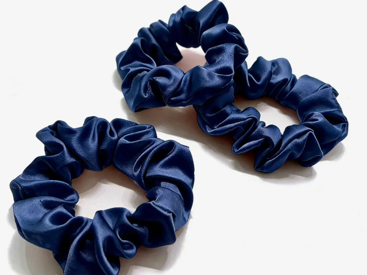 Best Glossy Luxury Hot Sale Classic Elegant Hairband 19mm Silk Scrunchie 3.5cm