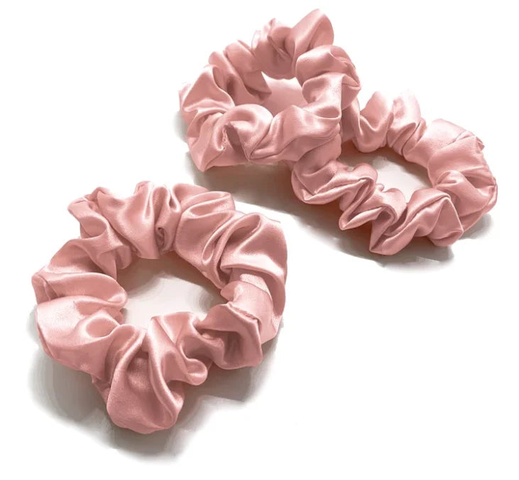 Best Glossy Luxury Hot Sale Classic Elegant Hairband 19mm Silk Scrunchie 3.5cm
