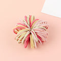 Candy Color Elastic Hair Bands (100 pcs) 🎈✨ | Girls & Kids Nylon Scrunchie Headband Set